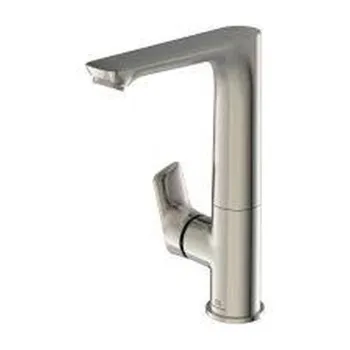 Baterie lavoar inalta Ideal Standard Connect Air argintiu mat cu pipa pivotanta imagine
