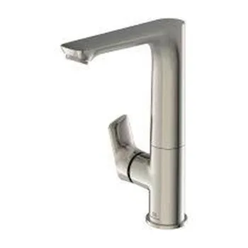 Baterie lavoar inalta Ideal Standard Connect Air argintiu mat cu pipa pivotanta imagine