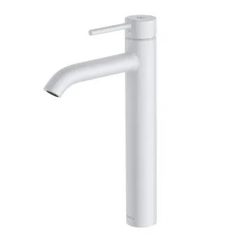 Baterie lavoar inalta Kludi Bozz alb mat imagine