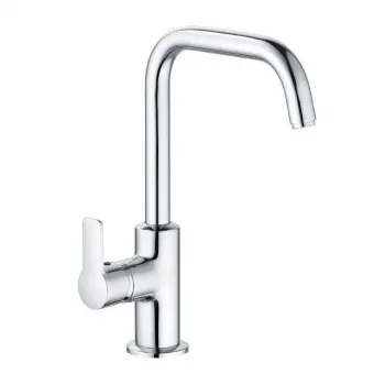 Baterie lavoar inalta Kludi PureEasy pipa pivotanta, crom lucios imagine