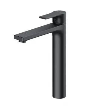 Baterie lavoar inalta Kludi Zenta SL negru mat imagine