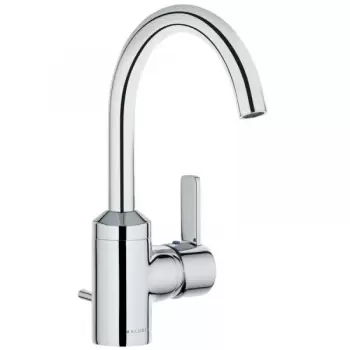 Baterie lavoar inalta monocomanda crom Kludi cu ventil inclus, Zenta imagine