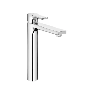 Baterie lavoar inalta monocomanda culoare crom, fara ventil, Zenta SL 240, Kludi imagine