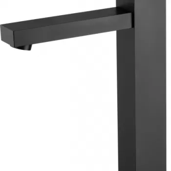 Baterie lavoar inalta negru mat, Deante Anemon imagine