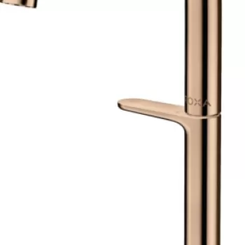 Baterie lavoar inalta red gold lucios cu ventil click-clack Hansgrohe Axor One Select 260 imagine