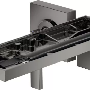 Baterie lavoar incastrata antracit lucios Hansgrohe Axor MyEdition imagine