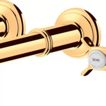 Baterie lavoar incastrata auriu lucios, dubla comanda, Hansgrohe Axor Montreux imagine