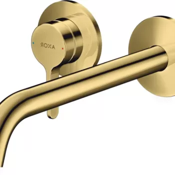 Baterie lavoar incastrata auriu lucios Hansgrohe Axor One imagine