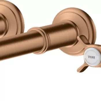 Baterie lavoar incastrata bronz periat, dubla comanda, Hansgrohe Axor Montreux imagine