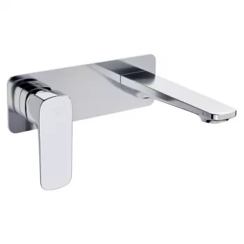 Baterie lavoar incastrata Cersanit Larga, corp incastrat inclus, crom lucios imagine