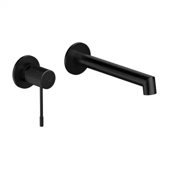 Baterie lavoar incastrata Cersanit Zen, corp incastrat inclus, negru mat imagine