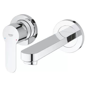 Baterie lavoar incastrata crom, corp incastrat inclus, Grohe BauEdge imagine