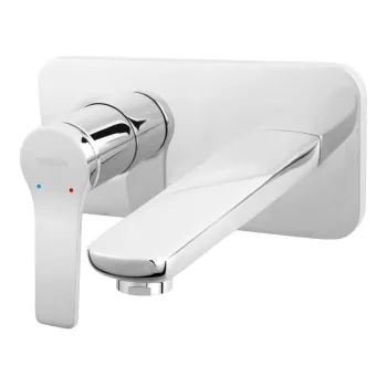 Baterie lavoar incastrata crom lucios Ferro Stratos imagine