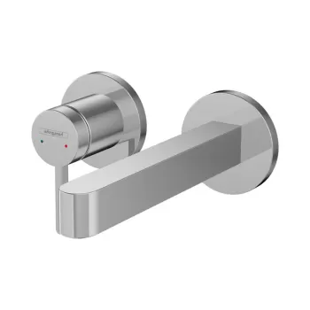 Baterie lavoar incastrata crom lucios, pipa 168 mm, Hansgrohe Finoris 76051000 imagine