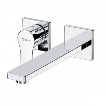 Baterie lavoar incastrata crom lucios, pipa 180 mm, Kludi Zenta SL 482440565 imagine