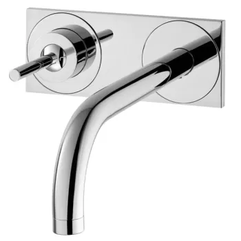 Baterie lavoar incastrata crom, pipa 165 mm, Hansgrohe Axor Uno imagine