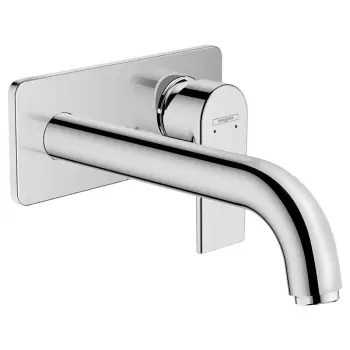 Baterie lavoar incastrata crom, Vernis Shape, montaj pe perete, Hansgrohe imagine
