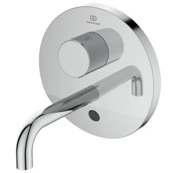 Baterie lavoar incastrata cu senzor Ideal Standard Ceraplus, alimentare la retea, crom lucios imagine