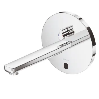 Baterie lavoar incastrata cu senzor Kludi Zenta SL maner reglare temperatura, crom lucios imagine