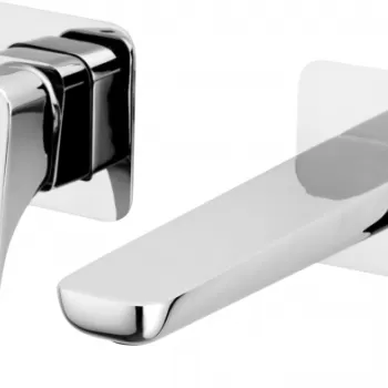 Baterie lavoar incastrata culoare crom Deante, Hiacynt imagine