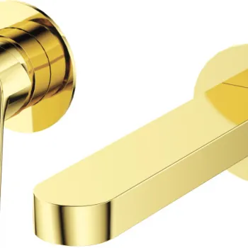 Baterie lavoar incastrata Deante Alpinia auriu lucios imagine