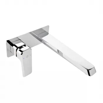 Baterie lavoar incastrata FDesign Brina, corp incastrat inclus, crom lucios imagine