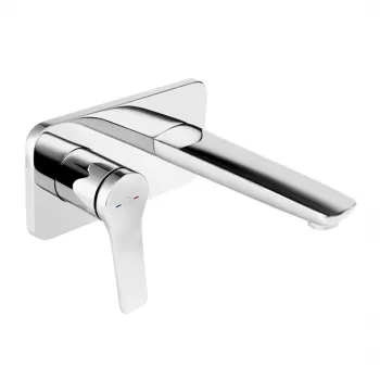 Baterie lavoar incastrata FDesign Seppia, corp incastrat inclus, crom lucios imagine