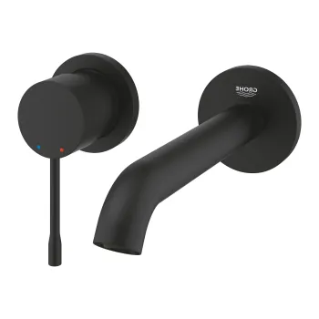 Baterie lavoar incastrata Grohe Essence, negru mat imagine