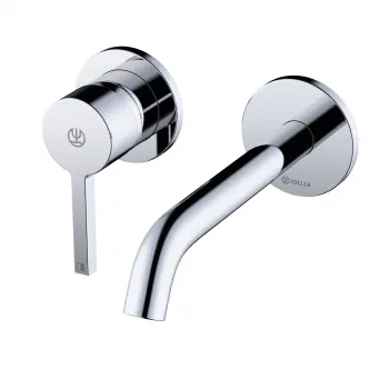 Baterie lavoar incastrata Kludi Nova Fonte crom lucios, pipa 180 mm imagine