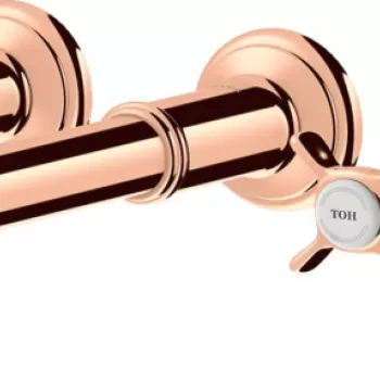 Baterie lavoar incastrata red gold lucios, dubla comanda, Hansgrohe Axor Montreux imagine