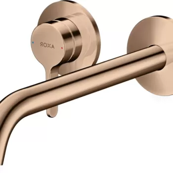 Baterie lavoar incastrata red gold lucios Hansgrohe Axor One imagine