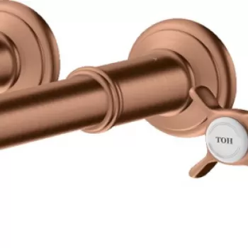 Baterie lavoar incastrata red gold periat, dubla comanda, Hansgrohe Axor Montreux imagine