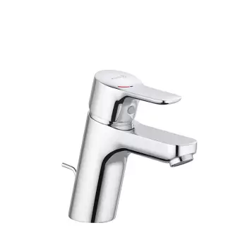 Baterie lavoar Kludi crom cu ventil inclus si EcoPlus, Pure Easy imagine