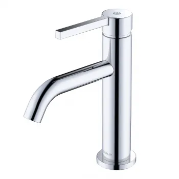 Baterie lavoar Kludi Nova Fonte 100 cu ventil crom lucios imagine