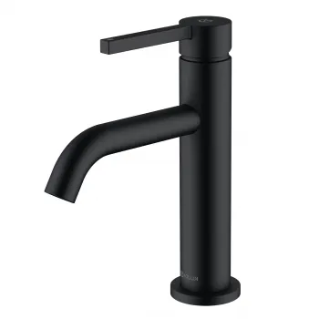 Baterie lavoar Kludi Nova Fonte 100 negru mat imagine