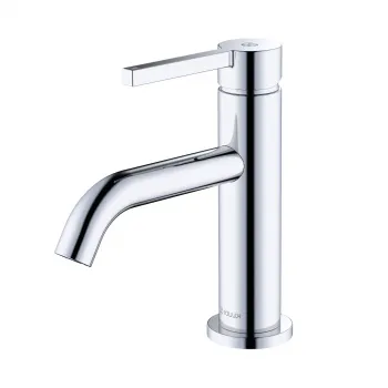 Baterie lavoar Kludi Nova Fonte 75 cu ventil crom lucios imagine