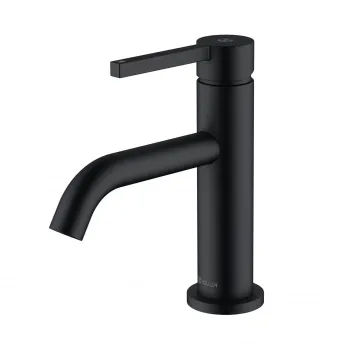 Baterie lavoar Kludi Nova Fonte 75 negru mat imagine