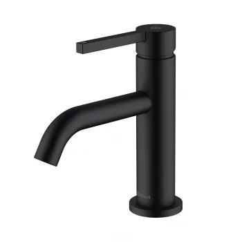 Baterie lavoar Kludi Nova Fonte 75 negru mat imagine