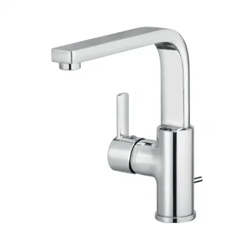 Baterie lavoar Kludi Zenta cu ventil crom lucios imagine