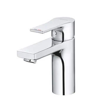 Baterie lavoar Kludi Zenta SL 100 cu ventil crom lucios imagine