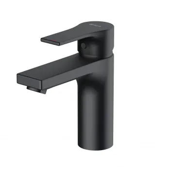 Baterie lavoar Kludi Zenta SL 100 cu ventil negru mat imagine