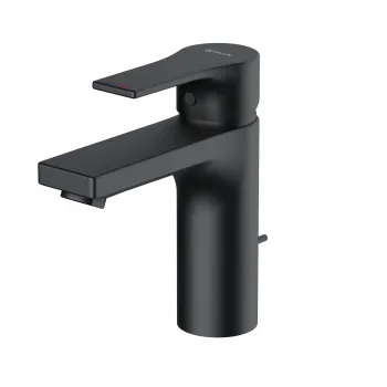 Baterie lavoar Kludi Zenta SL cu ventil inclus, negru mat imagine