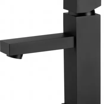 Baterie lavoar negru mat Anemon, Deante imagine