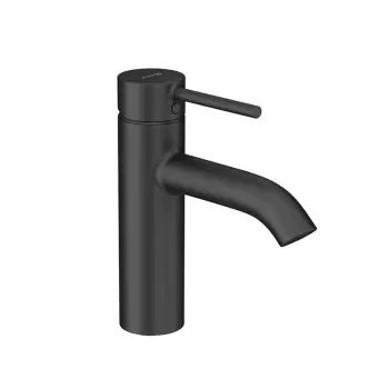 Baterie lavoar negru mat Kludi Bozz cu ventil inclus imagine