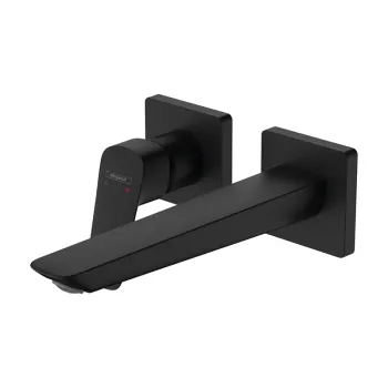 Baterie lavoar, negru mat, monocomanda, Hansgrohe Logis imagine