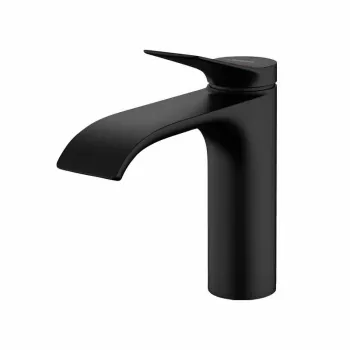 Baterie lavoar negru mat, tehnologie CoolStart, Hansgrohe Vivenis 110 imagine