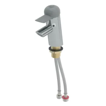 Baterie lavoar pentru copii, cu mixare, crom lucios, pipa fixa 8,5 cm, monocomanda, stativa, Geberit Bambini imagine