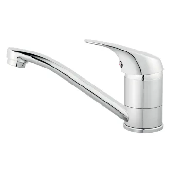 Baterie lavoar pipa mobila, finisaj crom, Ferro Combo imagine