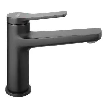 Baterie lavoar stativa culoarea negru mat Ferro, Stratos imagine