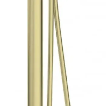 Baterie pentru cada freestanding, auriu periat, cu set de dus, Deante Silia Hexa imagine